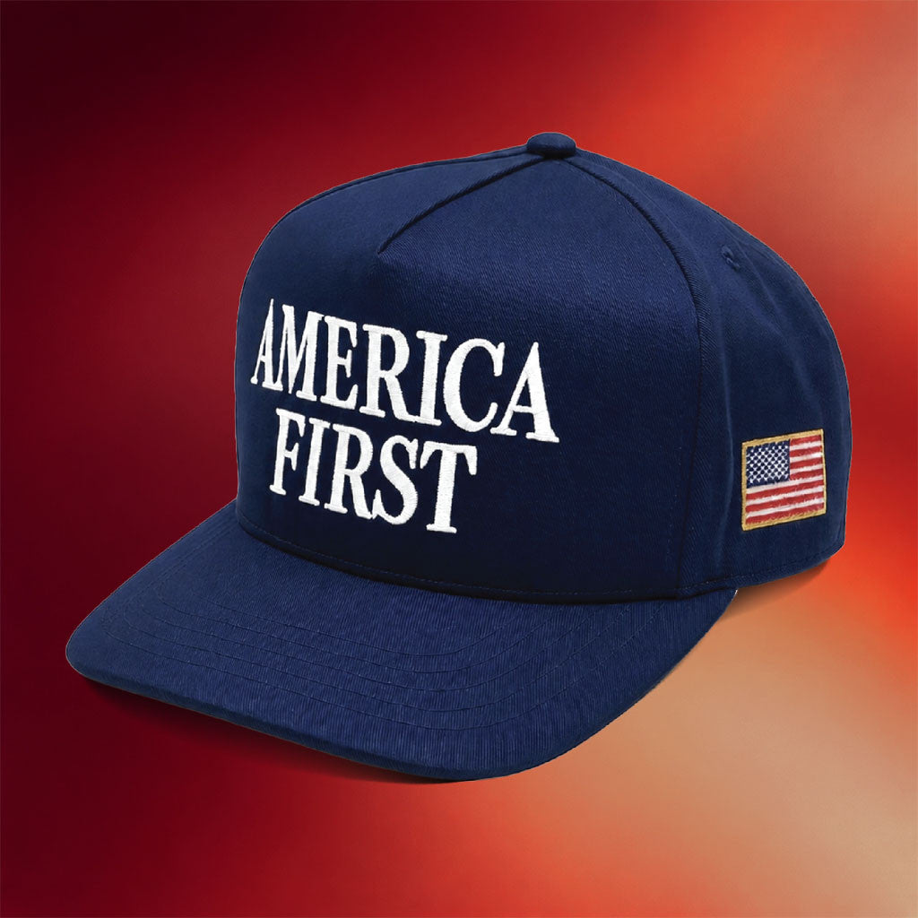 Fuentes Merch 2026 250th Anniversary America First Hat Embroidered Patriotic Gift For Dad - Merchluma