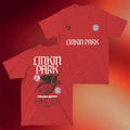 Linkin Park Merch 2026 LP X FC Bayern Munchen Red T-Shirt From Zero World Tour Merch Fan Gifts - Merchluma