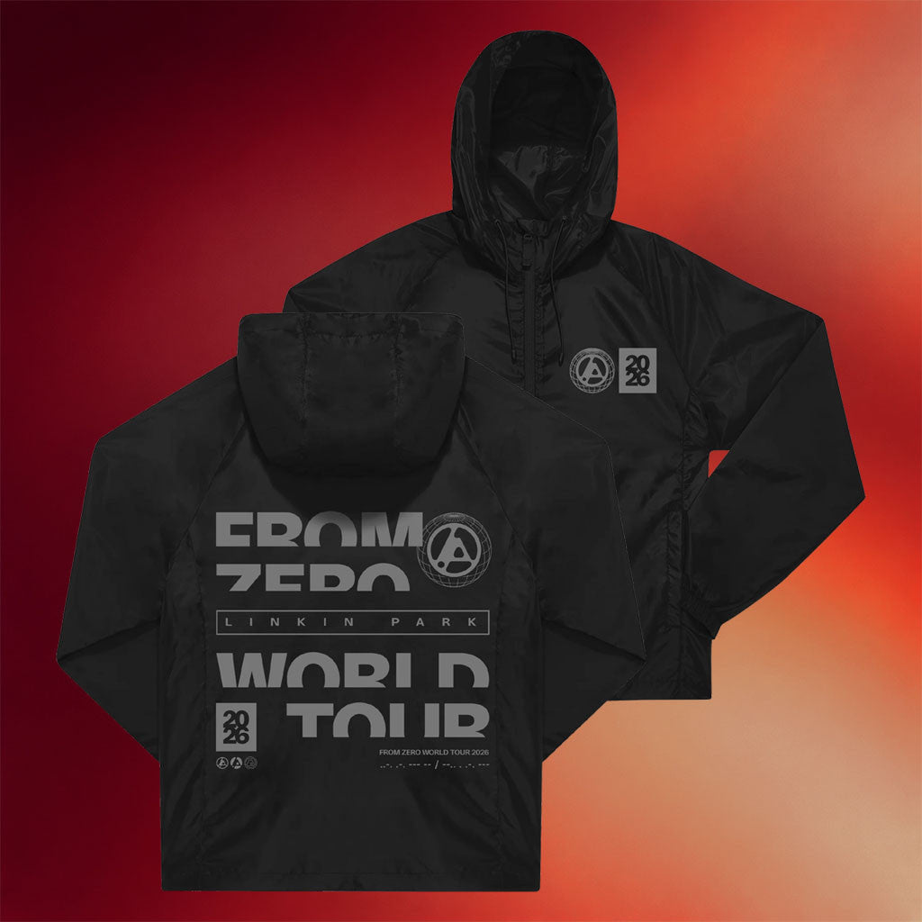 Linkin Park Merch 2026 From Zero World Tour Black Windbreaker Jacket Present For Rock Fans - Merchluma