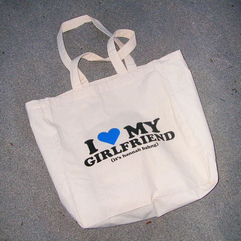 Hannah Bahng Merch 2026 I Love My Girlfriend Tote Bag Gifts For My Her - Merchluma