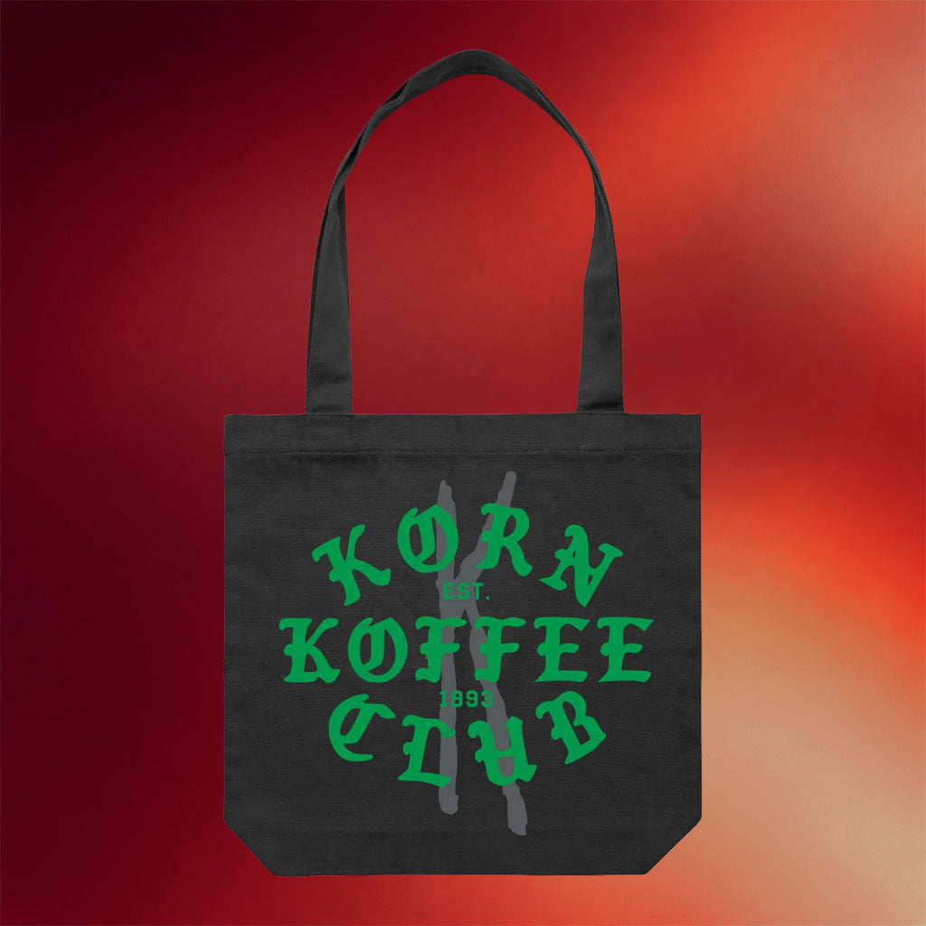Korn Merch 2026 Koffee Club Tote Bag Gift Ideas For Music Lovers - Merchluma