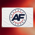 Fuentes Merch 2026 America First Flag White AF Flag Nick Fuentes Merch Indoor Outdoor Decor - Merchluma