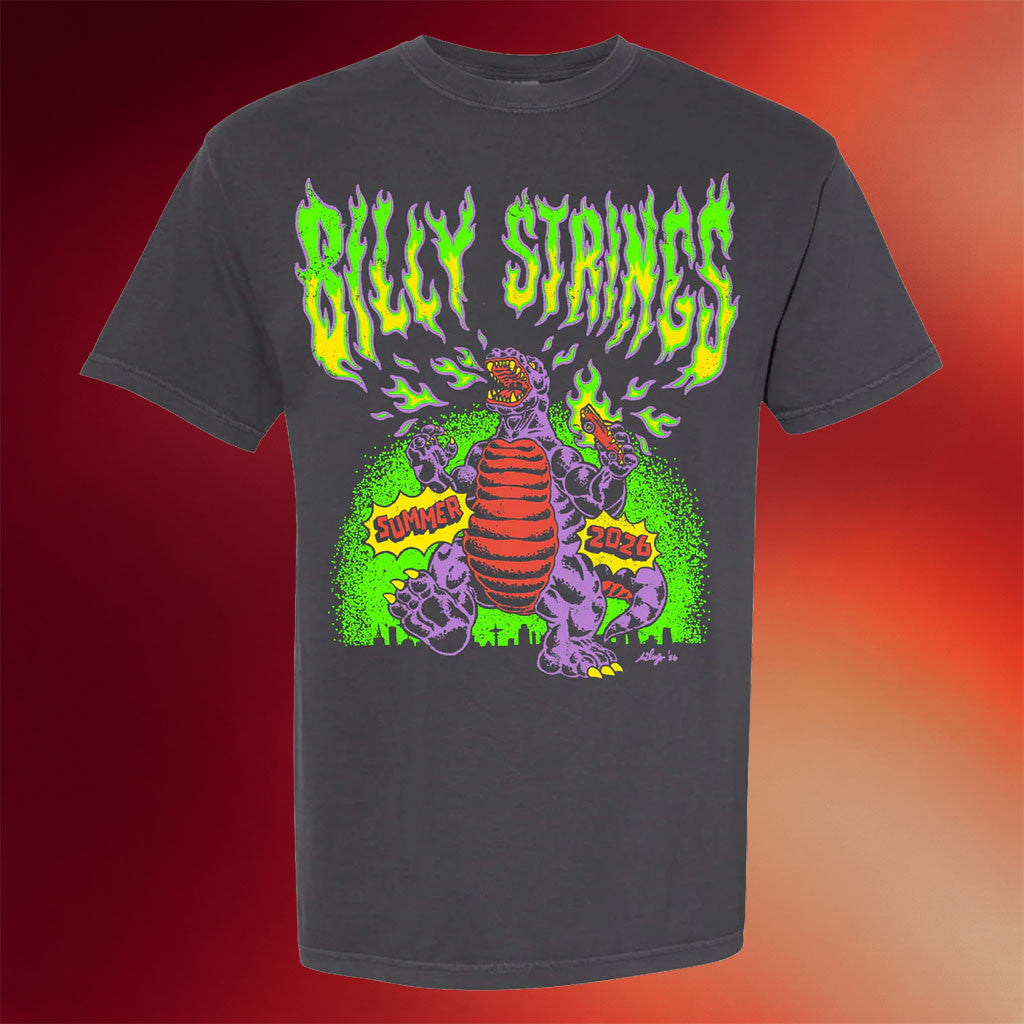 Billy Strings Merch 2026 Terrible Lizard T-Shirt Billy Strings Tour Merch Gifts For Music Fans - Merchluma