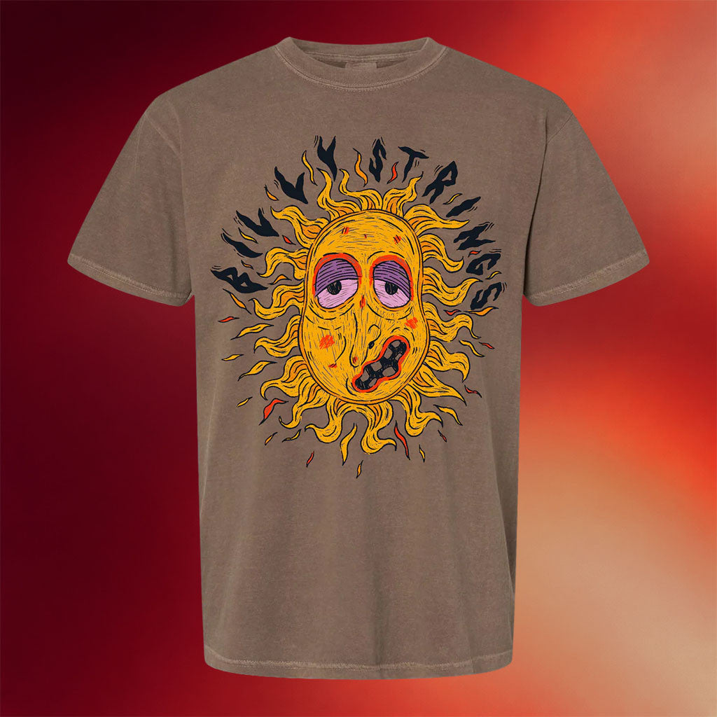 Billy Strings Merch 2026 Sun Face T-Shirt Music Lover Gift Ideas For Him - Merchluma