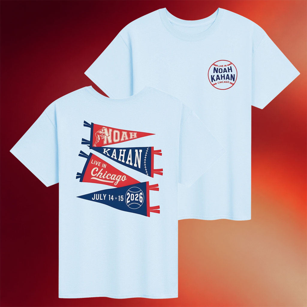 Noah Kahan Merch 2026 Noah Kahan Live In Chicago T-Shirt Noah Kahan Chicago Merch Gift For Fans - Merchluma