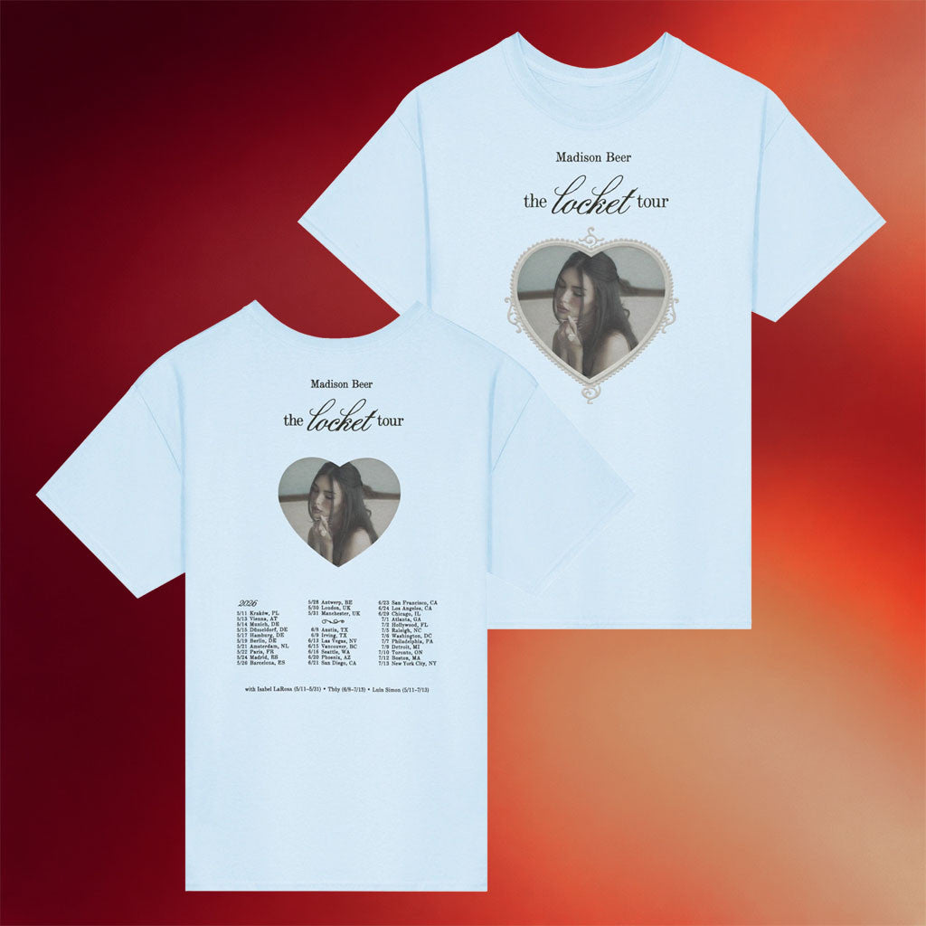 Madison Beer Merch 2026 Madison Beer The Locket Tour T-Shirt Madison Beer Tour Merch - Merchluma