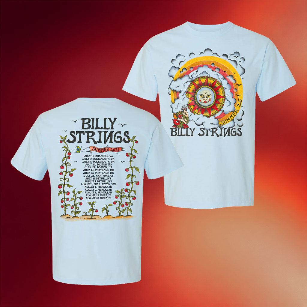 Billy Strings Merch Summer 2026 Shirt With Dates T-Shirt Billy Strings Tour Merch Fan Gifts - Merchluma