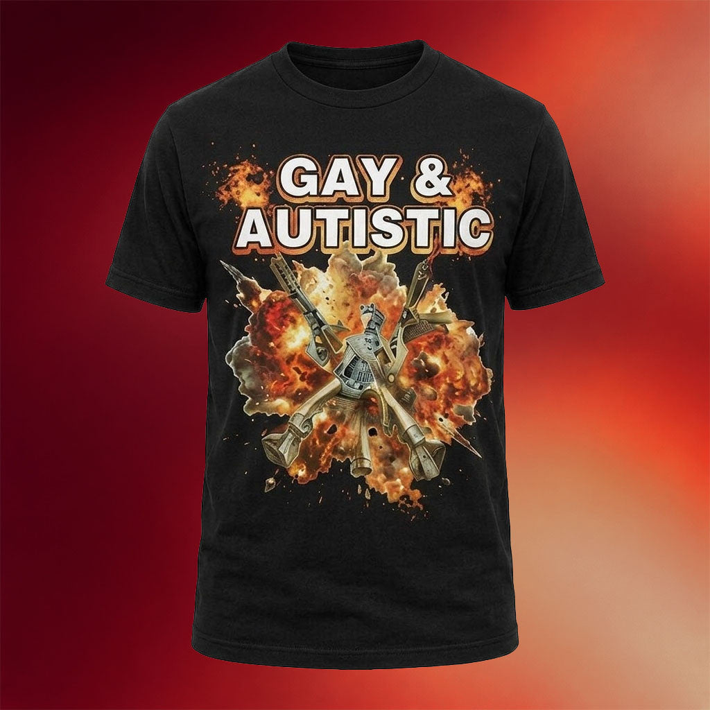 Chu Wanning Disciples I'm Not Gay Meme T-Shirt Gay And Autistic Shirt Funny Gift For Friends - Merchluma