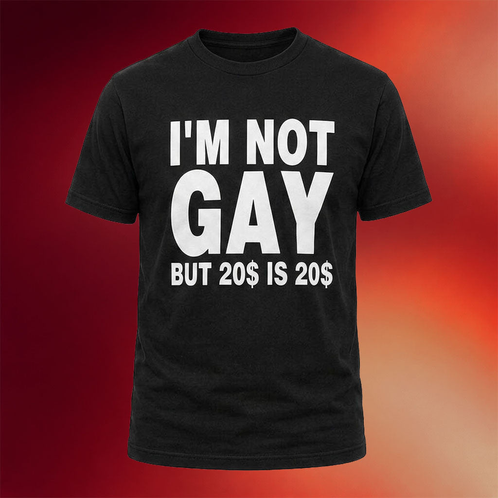 Chu Wanning Disciples I'm Not Gay Meme T-Shirt I'm Not Gay But 20 Is 20 Shirt Gag Gift Ideas - Merchluma