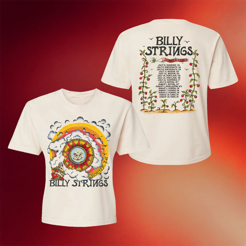 Billy Strings Merch Summer 2026 Shirt With Dates T-Shirt Billy Strings Tour Merch Gift For Her - Merchluma