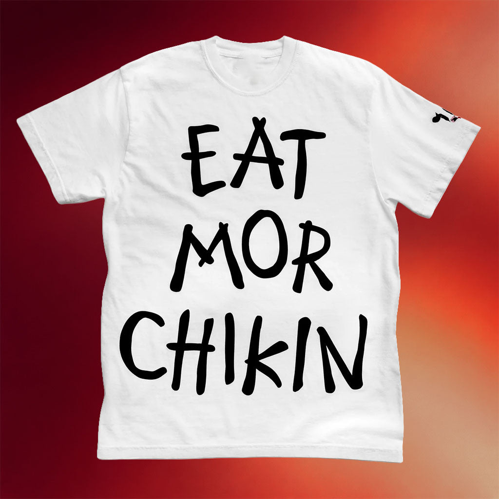 Chick Fil A Merch 2026 Eat Mor Chikin T-Shirt White Gift Ideas For Friends - Merchluma