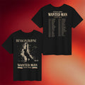 Benson Boone Merch 2026 Benson Boone Wanted Man Tour 2026 T-Shirt Benson Boone Tour Merch Black - Merchluma