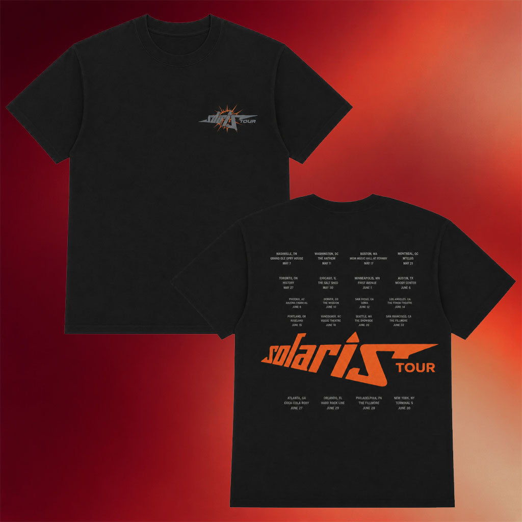 Joji Merch 2026 Joji Solaris Tour Dateback T-Shirt Joji Concert Merch Gift For Rapper Fans - Merchluma