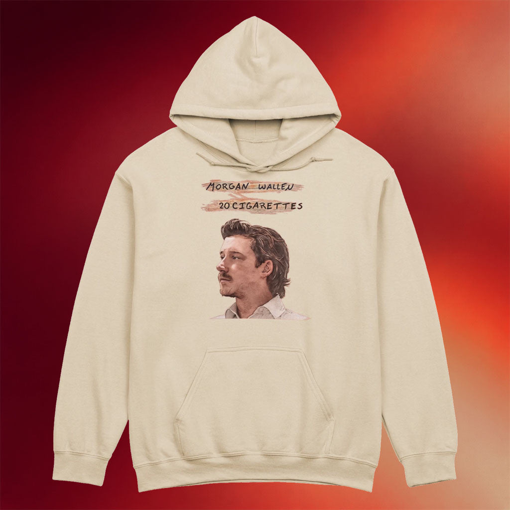 Morgan Wallen Merch 2026 Morgan Wallen 20 Cigarettes Hoodie Gift For Country Music Fans - Merchluma