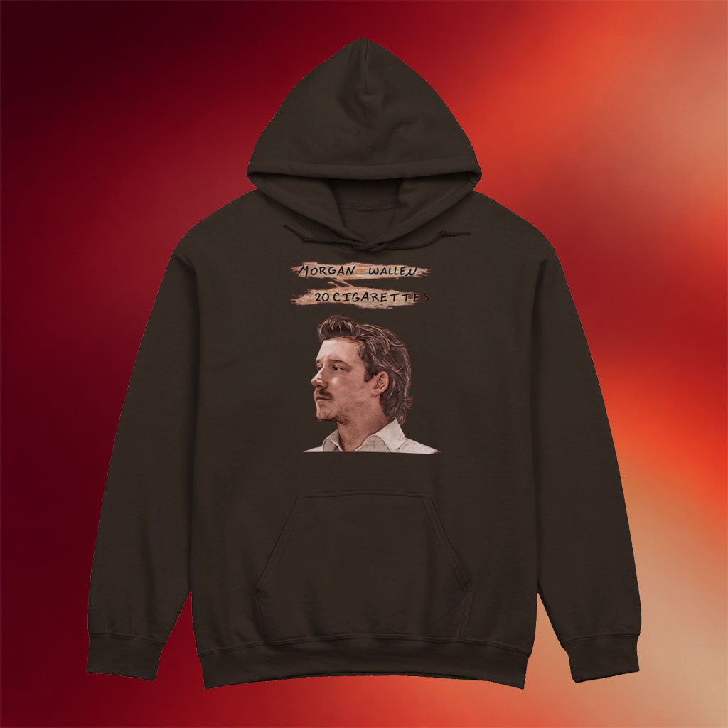 Morgan Wallen Merch 2026 Morgan Wallen 20 Cigarettes Hoodie Best Gift For Country Music Lovers - Merchluma