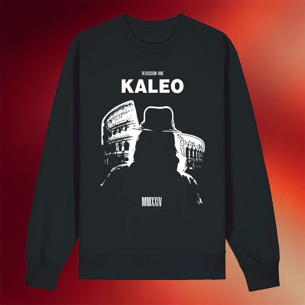 Kaleo Merch 2026 The Colosseum Rome Black Sweatshirt Cool Gifts For Rock Lovers - Merchluma