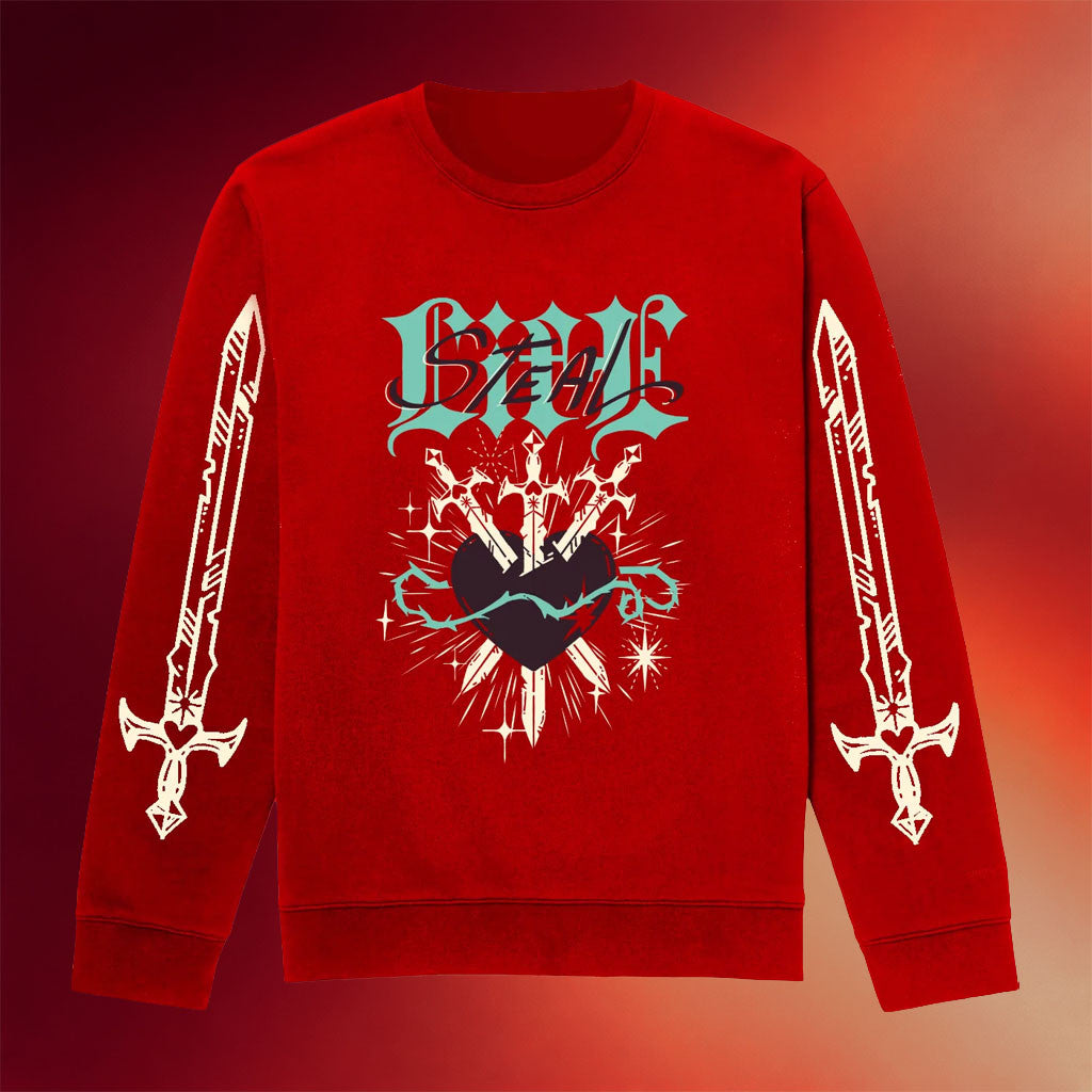 Lifesteal Merch 2026 Steal Sweatshirt Lifesteal SMP Merch Gift Ideas For Game Lovers - Merchluma