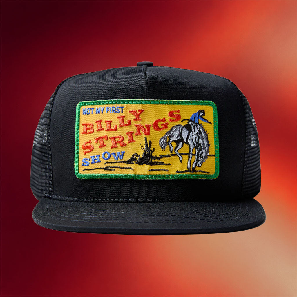 Billy Strings Merch 2026 Not My First Rodeo Trucker Snapback Hat Billy Strings Show Merch - Merchluma