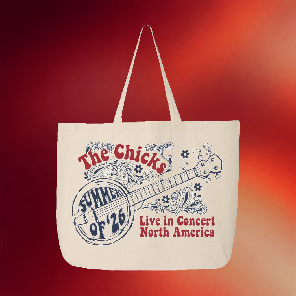 The Chicks Merch 2026 The Chicks Summer Of 26 Tour Tote Bag The Chicks Tour Merch Fan Gifts - Merchluma