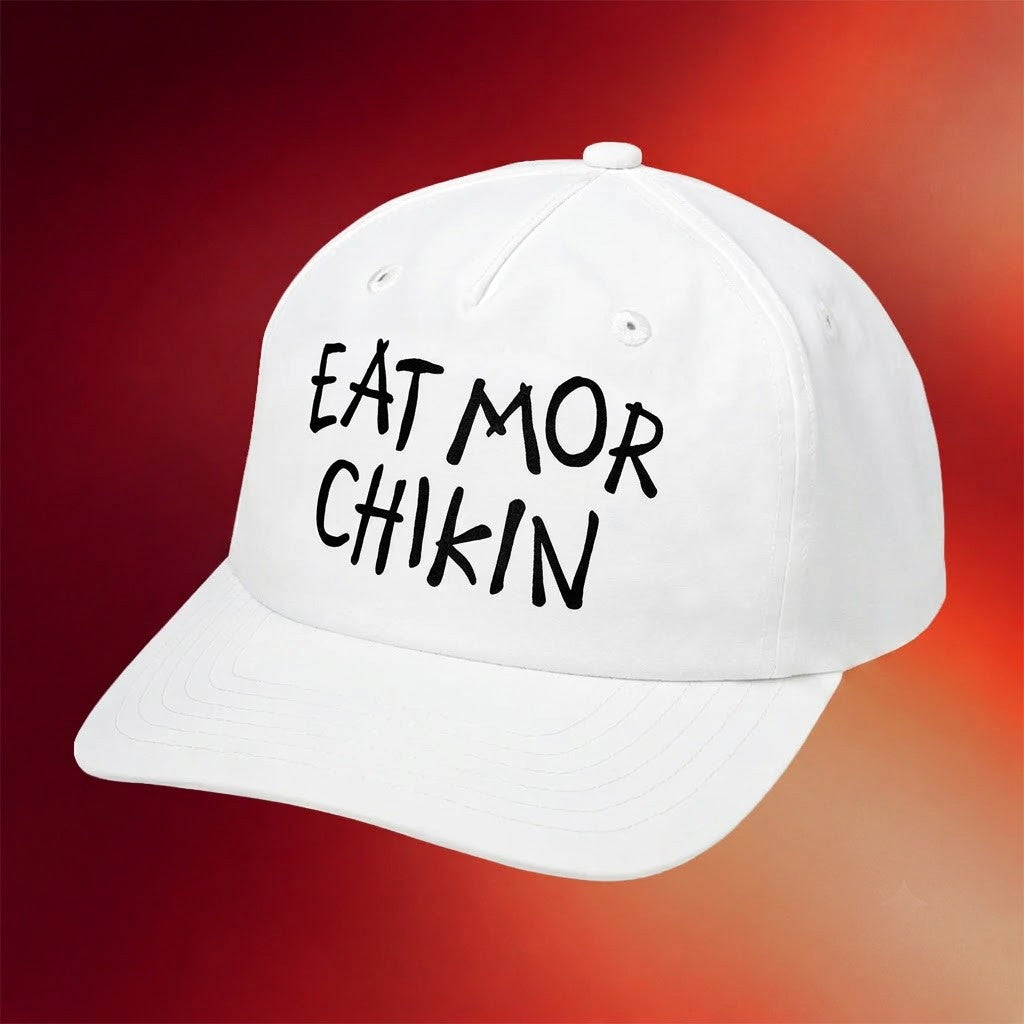 Chick Fil A Merch 2026 Eat Mor Chikin White Hat Best Birthday Gift For Husband - Merchluma