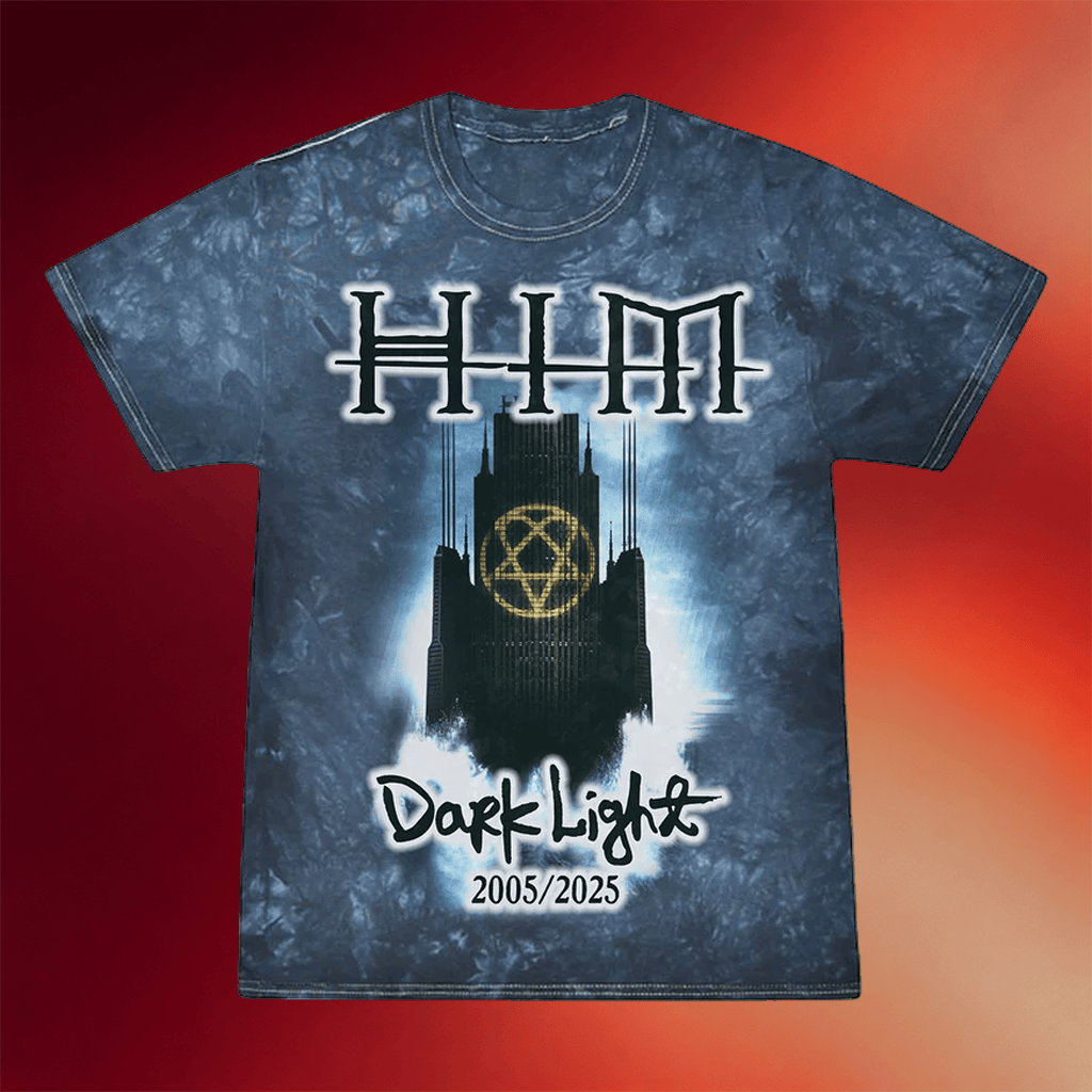 HIM Merch Dark Light Tie Dye Shirt Presents For Rock Music Lovers - Merchluma