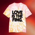 IDLES Merch 2026 Love Is The Fing Tie Dye T-Shirt IDLES Shirt Gift Ideas For Friends - Merchluma