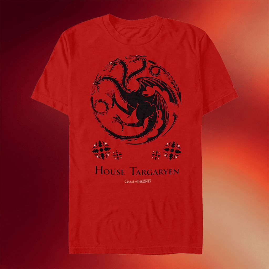 Game Of Thrones Merch House Of Targaryen T-Shirt Game Of Thrones Shirt Birthday Gift For Him - Merchluma
