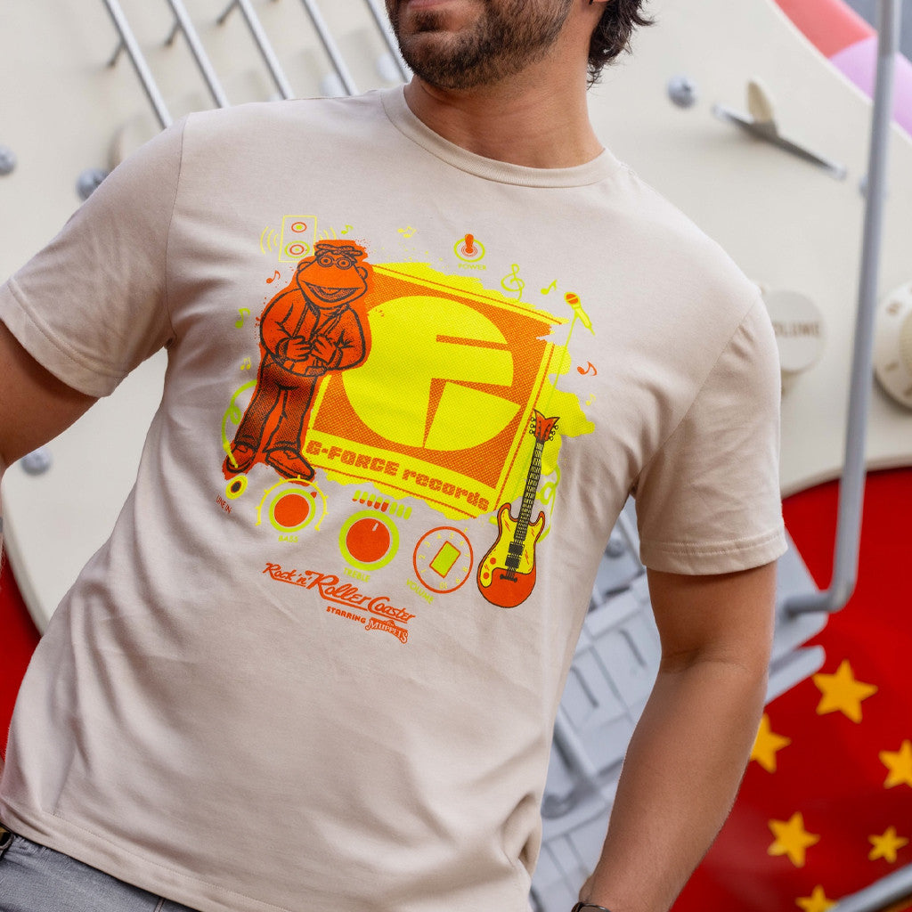 Muppets Rock N Roller Coaster Merch 2026 G-Force Records T-Shirt Present For Brothers - Merchluma