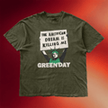 Green Day Merch Lady Liberty Protest T-Shirt The American Dream Is Killing Me Shirt Dad Gifts - Merchluma