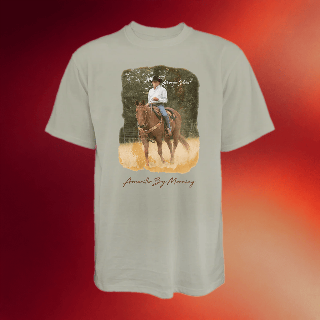 George Strait Merch 2026 Amarillo By Morning T-Shirt Gifts Ideas For Country Music Fans - Merchluma