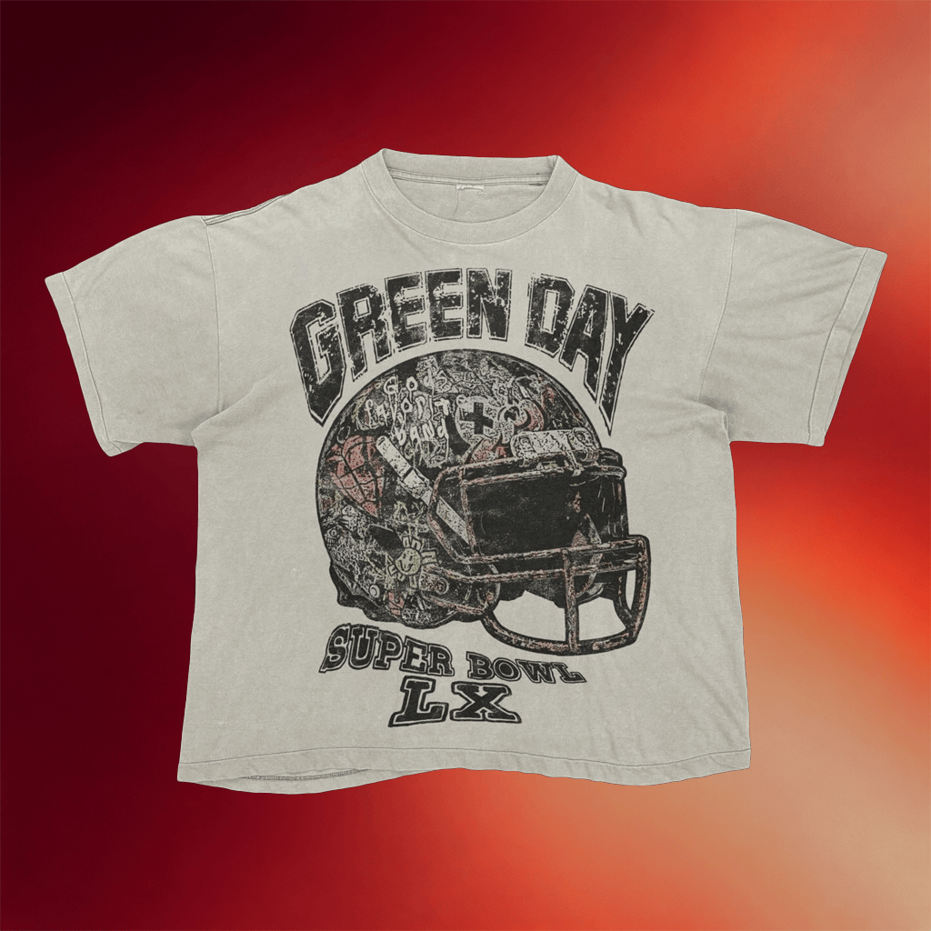 Green Day Merch Super Bowl LX T-Shirt Birthday Gifts For Rock Band Fans - Merchluma