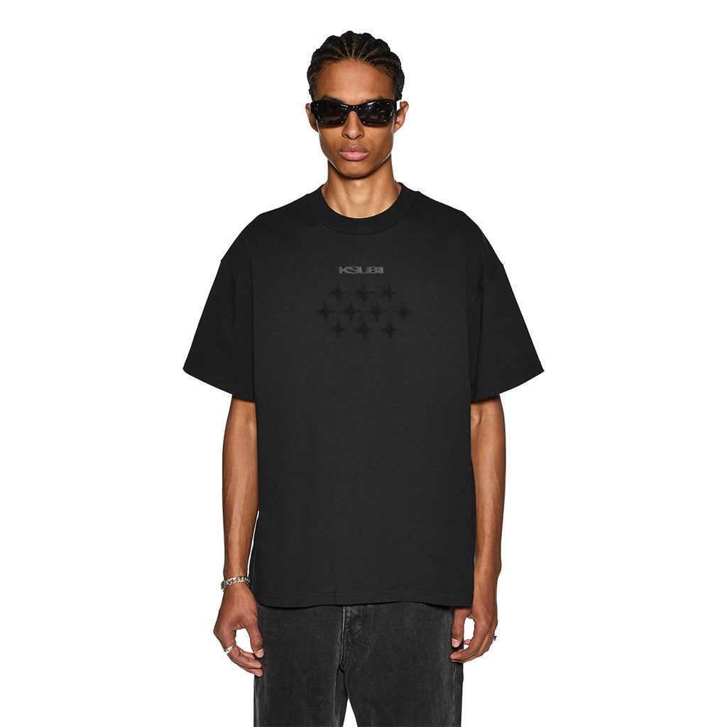 Ksubi Merch Ksubi X Stayme7O Ekcess T-Shirt When In Doubt Stay Mezo Shirt Gifts For Friends - Merchluma