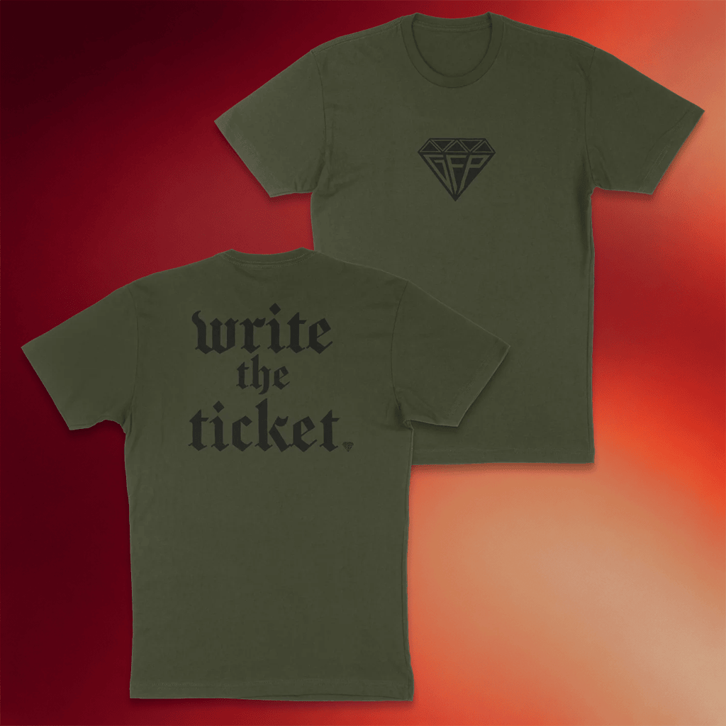 GFP Merch 2026 Write The Ticket T-Shirt Gabe Farrell Productions Shirt Gifts Ideas For Mom - Merchluma