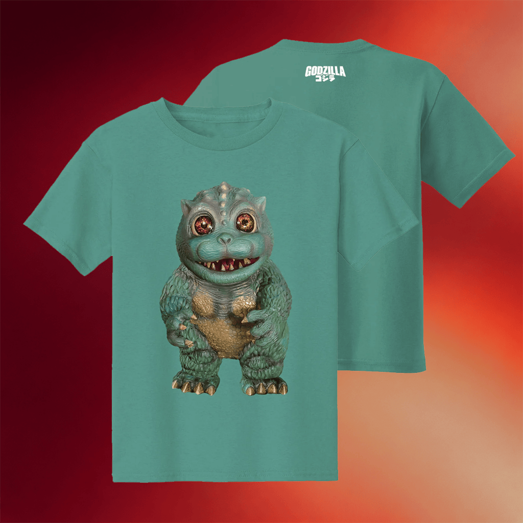 Godzilla Merch Godziban Little T-Shirt Birthday Gift Ideas For Son - Merchluma
