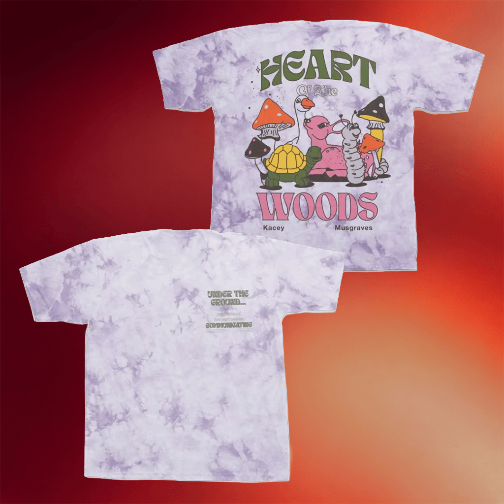 Kacey Musgraves Merch 2026 Heart Of The Woods Tie Dye Shirt Gifts For Music Enthusiasts - Merchluma