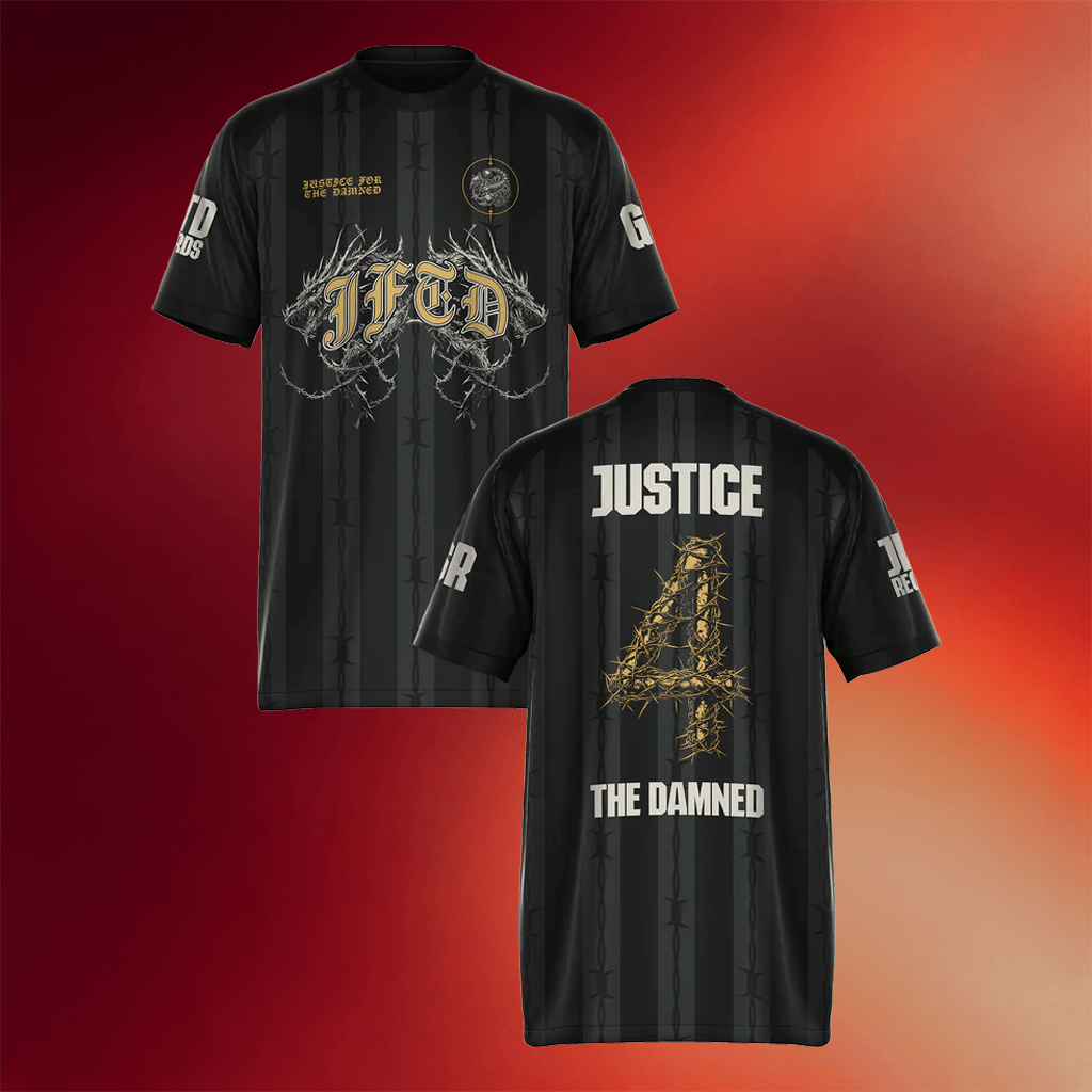 Justice For The Damned Merch 2026 JFTD T-Shirt Birthday Gift Ideas For Husband - Merchluma
