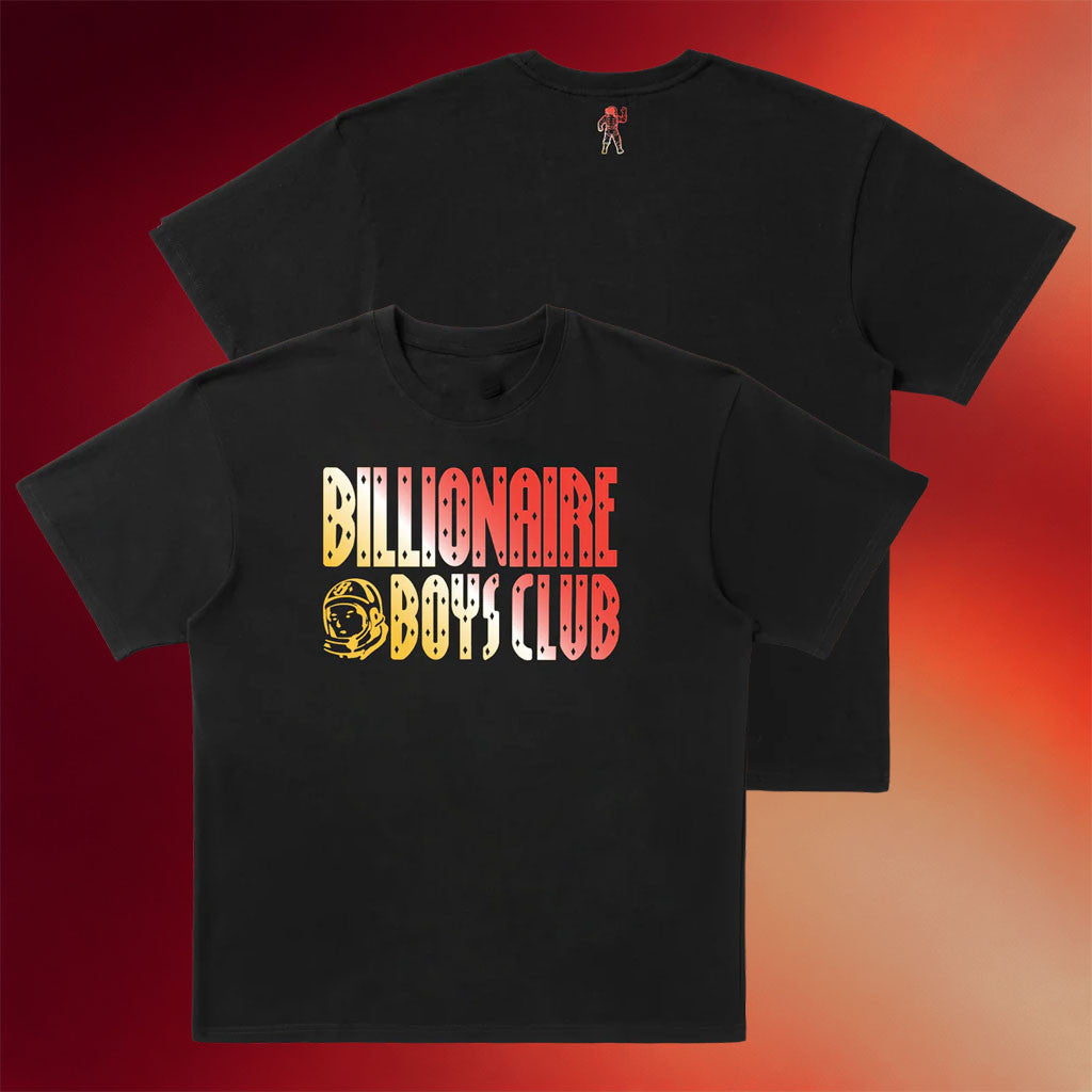 Billionaire Boys Club Merch 2026 Straight Logo Gradient T-Shirt Present For Brothers - Merchluma