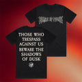 Cradle Of Filth Merch 2026 Trespass Black T-Shirt Music Related Gifts For Guys - Merchluma
