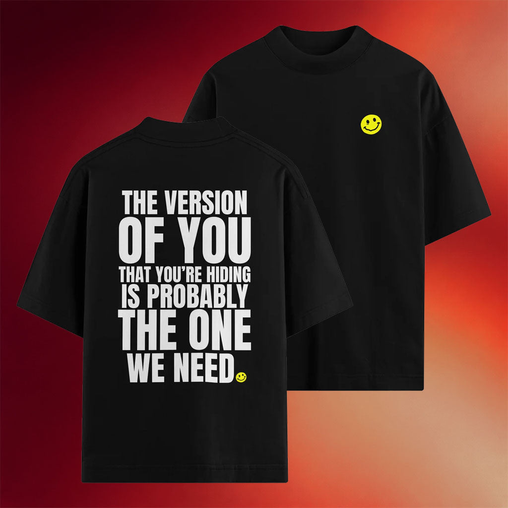 No Sad Days Merch 2026 The Version Of You Black T-Shirt Birthday Gift For Husband - Merchluma