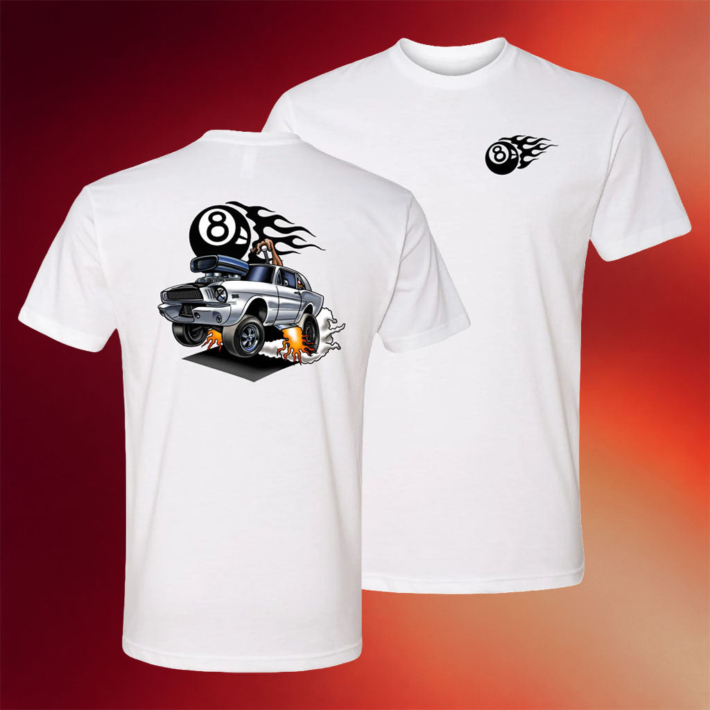 Tom's Refurb Merch 2026 8-Ball Graphic T-Shirt Lover Gifts For Automotive Lovers - Merchluma