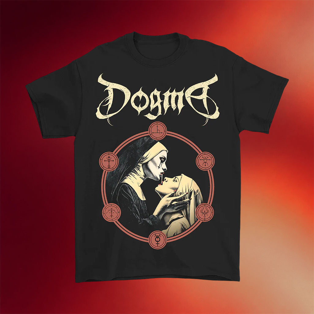 Dogma Merch 2026 Spitting T-Shirt Black Unique Gifts For Music Lovers - Merchluma