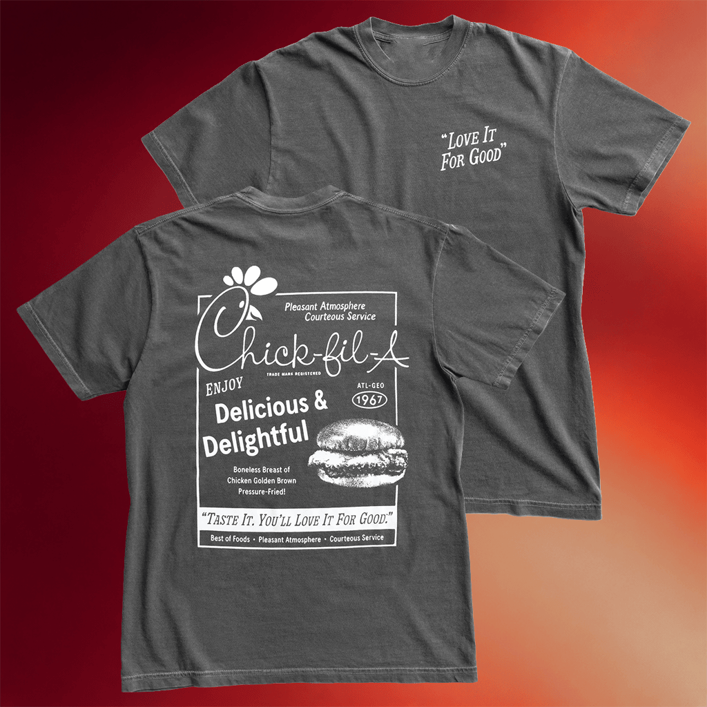 Chick Fil A Merch Delicious And Delightful Sandwich T-Shirt Love It For Good Shirt BFF Gifts - Merchluma
