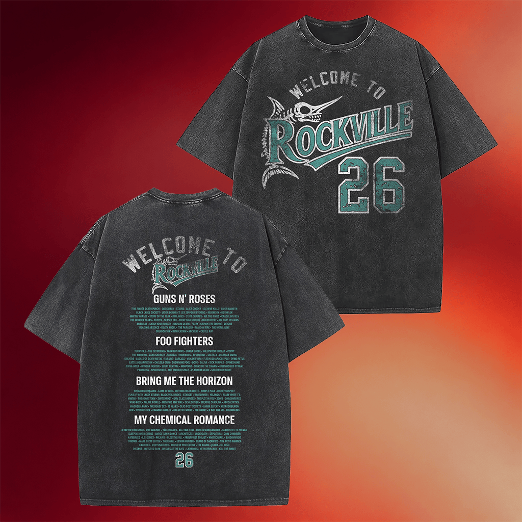 DWP Merch 2026 Rockville Marlins Wash T-Shirt Welcome To Rockville 26 Shirt Gifts For BFF - Merchluma