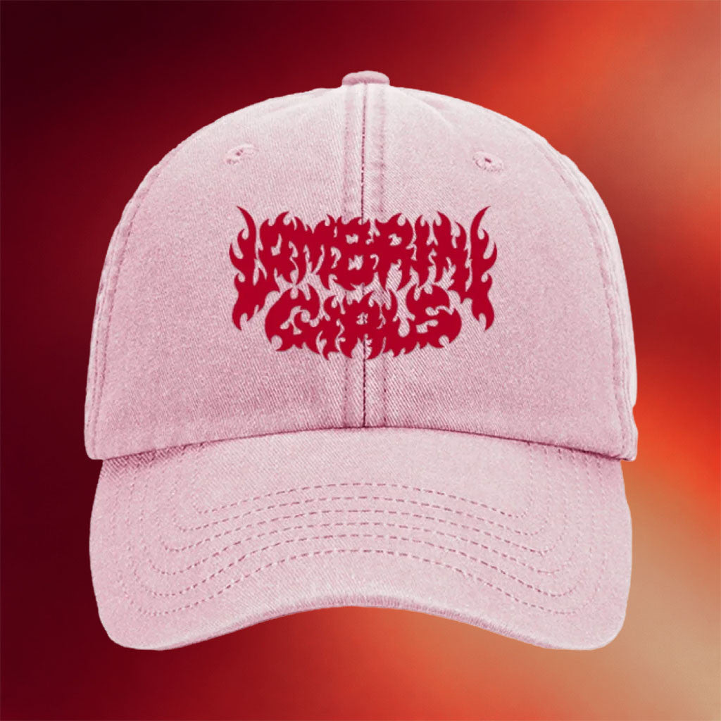 Lambrini Girls Merch 2026 Logo Hat Pink Lambrini Girls Hat Present For Band Fans - Merchluma