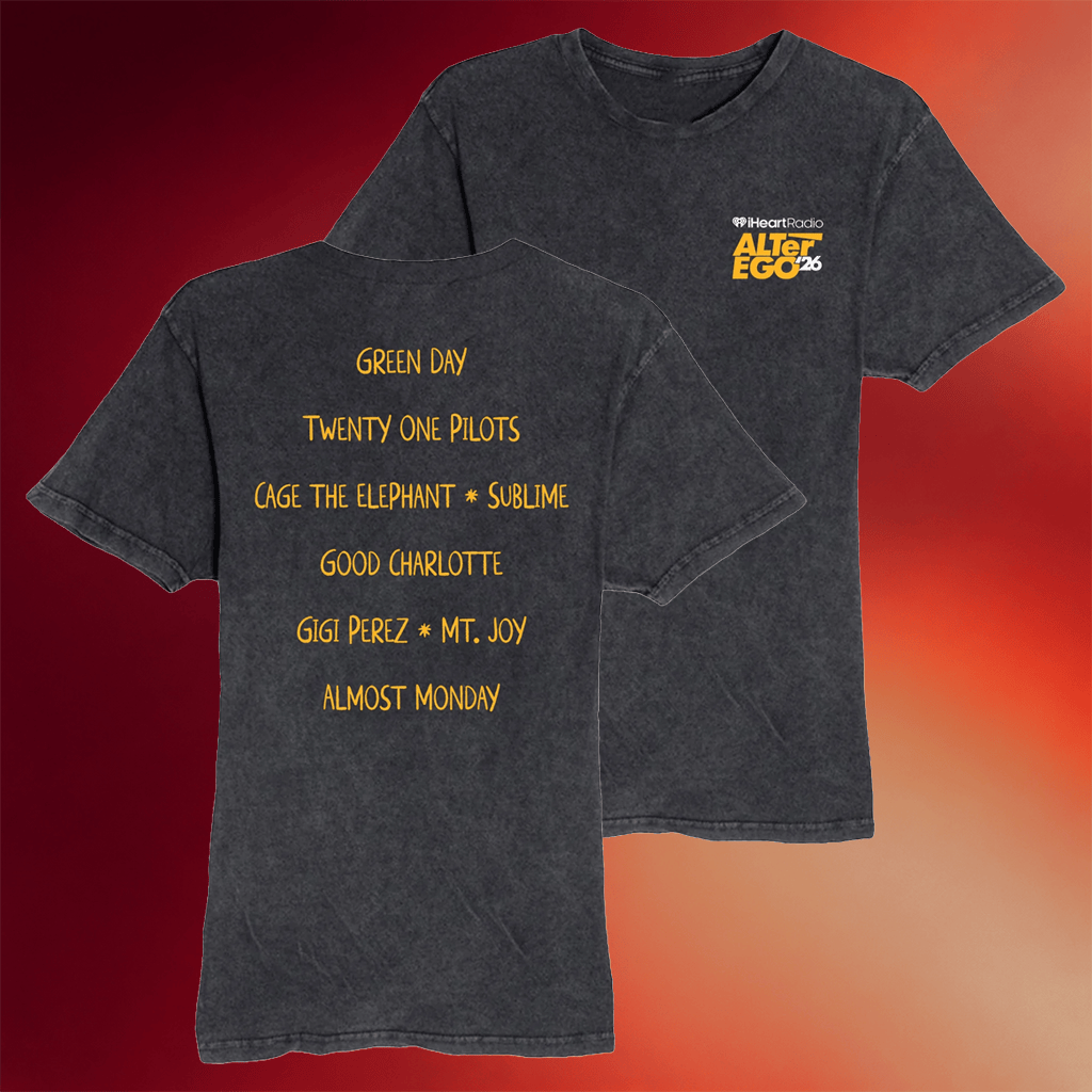 IHeart Merch ALTer Ego 2026 Yellow Text Logo T-Shirt IHeartRadio Shirt Gifts For Fans - Merchluma
