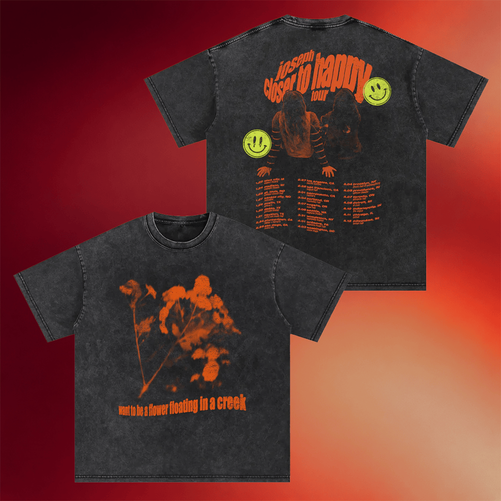 Joseph Merch Tour Tee Closer To Happy 2026 Wash T-Shirt Birthday Gift For Husband - Merchluma