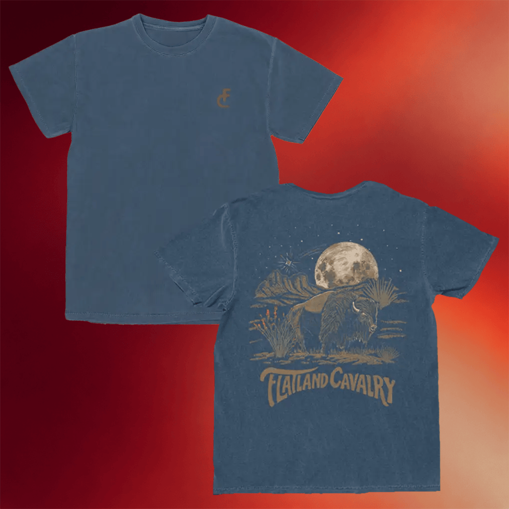 Flatland Cavalry Merch 2026 Bison T-Shirt Father's Day Gifts For Music Lovers - Merchluma