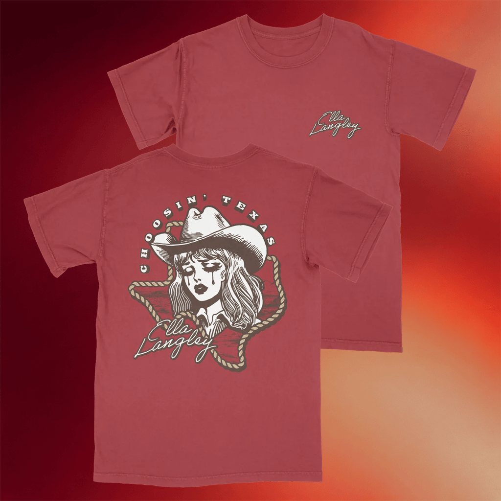 Ella Langley Merch 2026 Choosin Texas T-Shirt Ella Langley Shirt Gifts For Music Fans - Merchluma