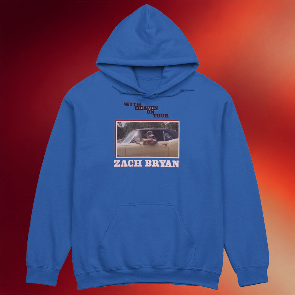Zach Bryan Merch 2026 ZB With Heaven On Tour Hoodie Zach Bryan Tour Merch Gift For Music Fans - Merchluma