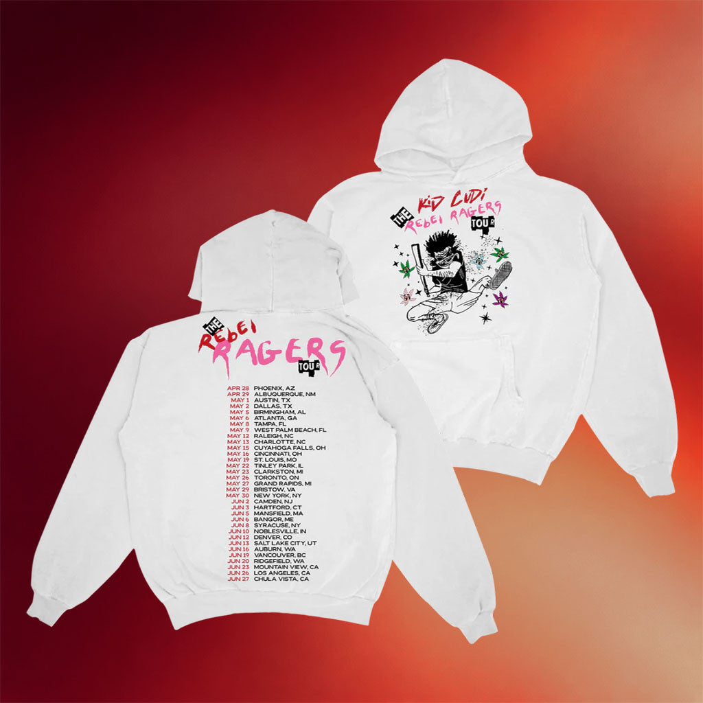 Kid Cudi Merch 2026 Rebel Ragers Tour Hoodie Kid Cudi Concert Merch Gift For Rapper Fans - Merchluma